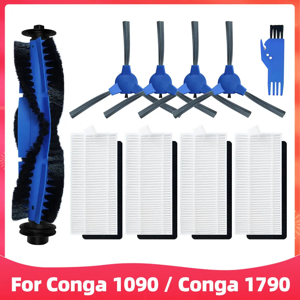 Cecotec Conga 1090 / 1790 Titanium Ultra Robot Vacuum Spare Parts – Brush, Filter & Mop