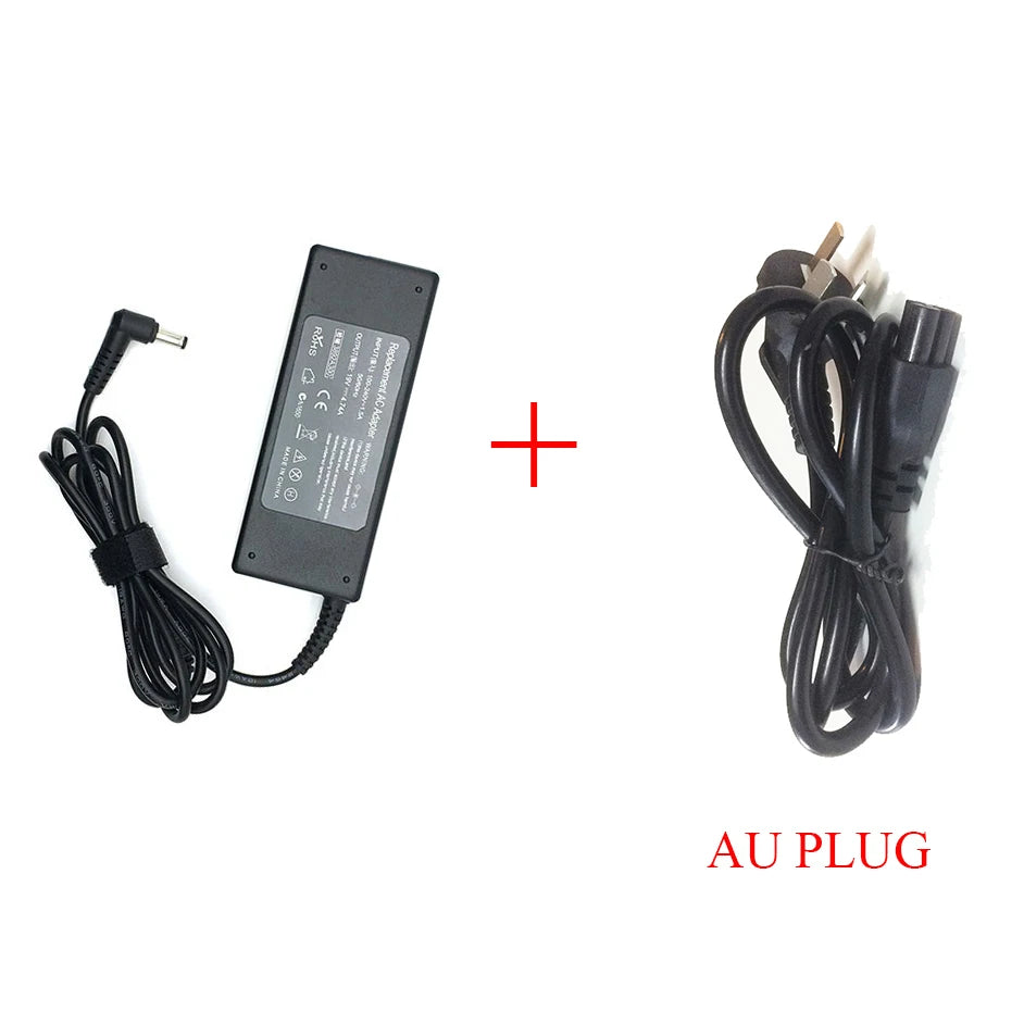 19V 4.74A 90W Laptop Charger for ASUS, Toshiba & Lenovo — 5.5x2.5mm Adapter