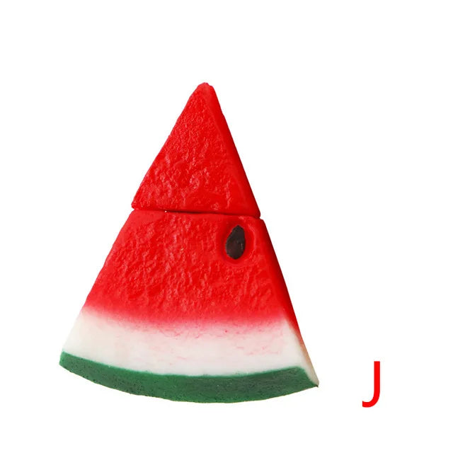 Creative Food & Fruit USB flash drive by R.E.D. Shopping, fun novelty computer accessory featuring colorful fruit and food designs.