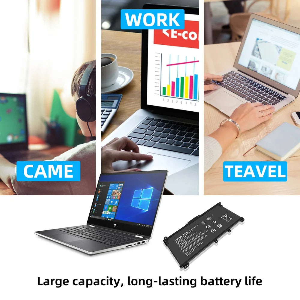 SKOWER TF03XL Laptop Battery — For HP Pavilion 14/15/17 Series (HT03XL Compatible)