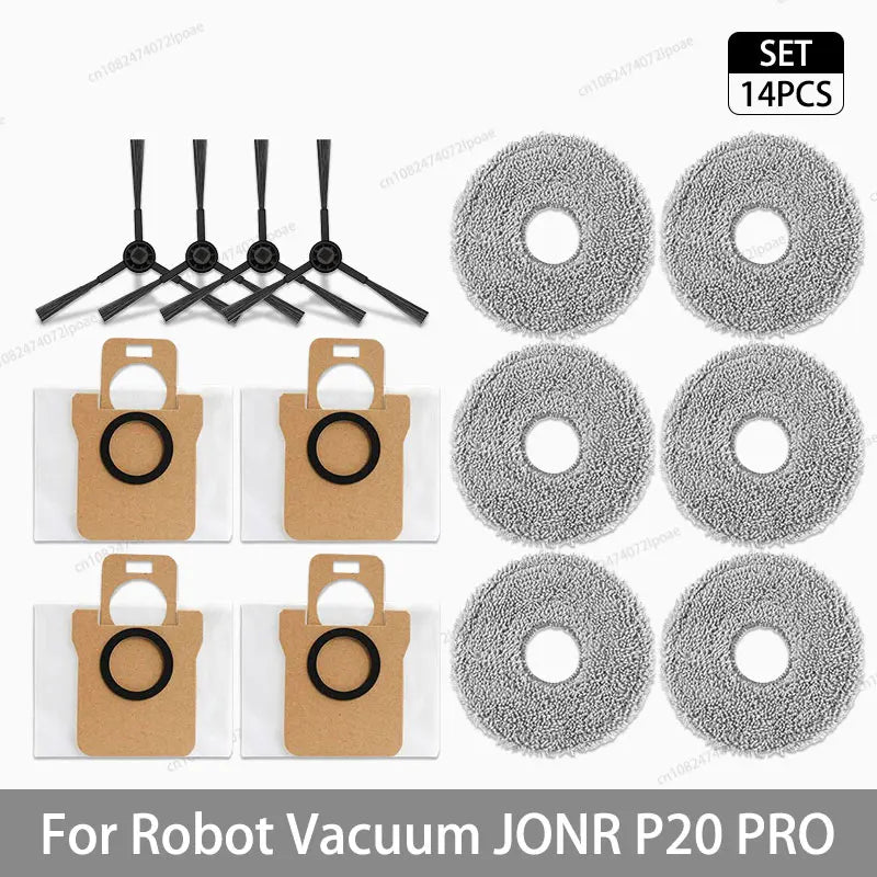 JONR P20 PRO / T5 Pro Robot Vacuum Spare Parts | Brush / Filter / Mop / Dustbag