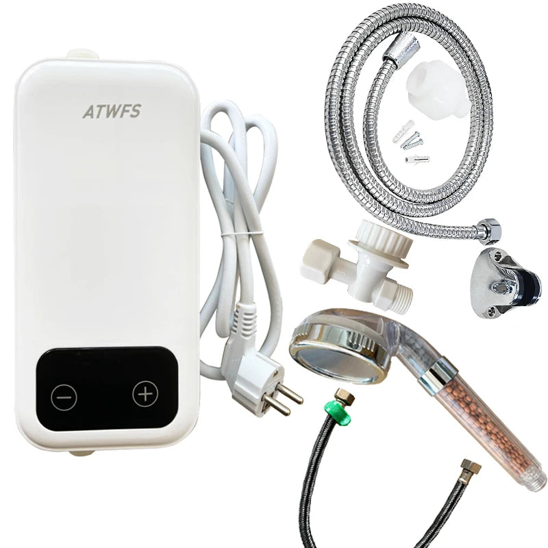 ATWFS Instant Electric Water Heater | Tankless | EU/Spain/Poland Plug