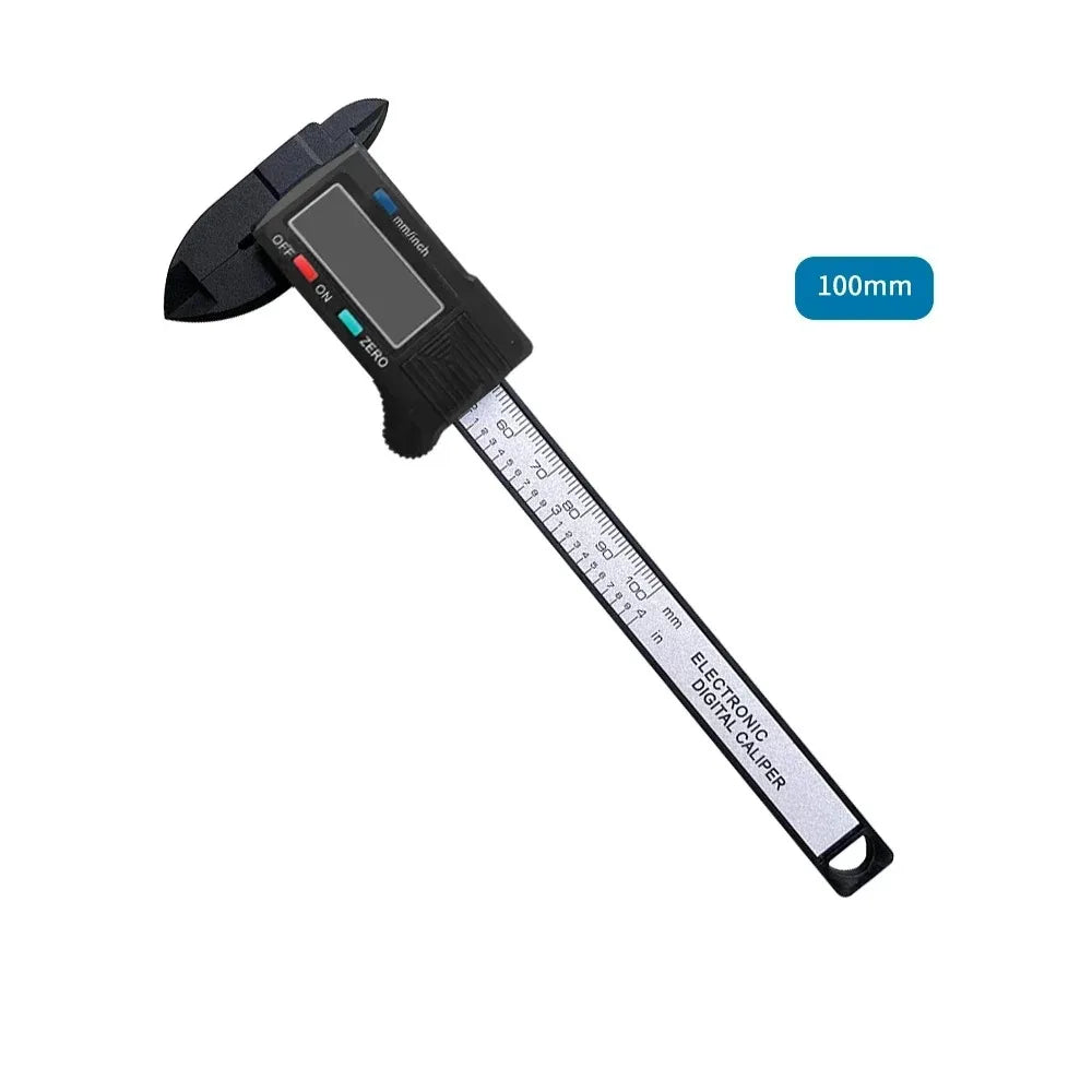 Digital Vernier Caliper 100–150mm – Carbon Fiber Electronic Measuring Tool