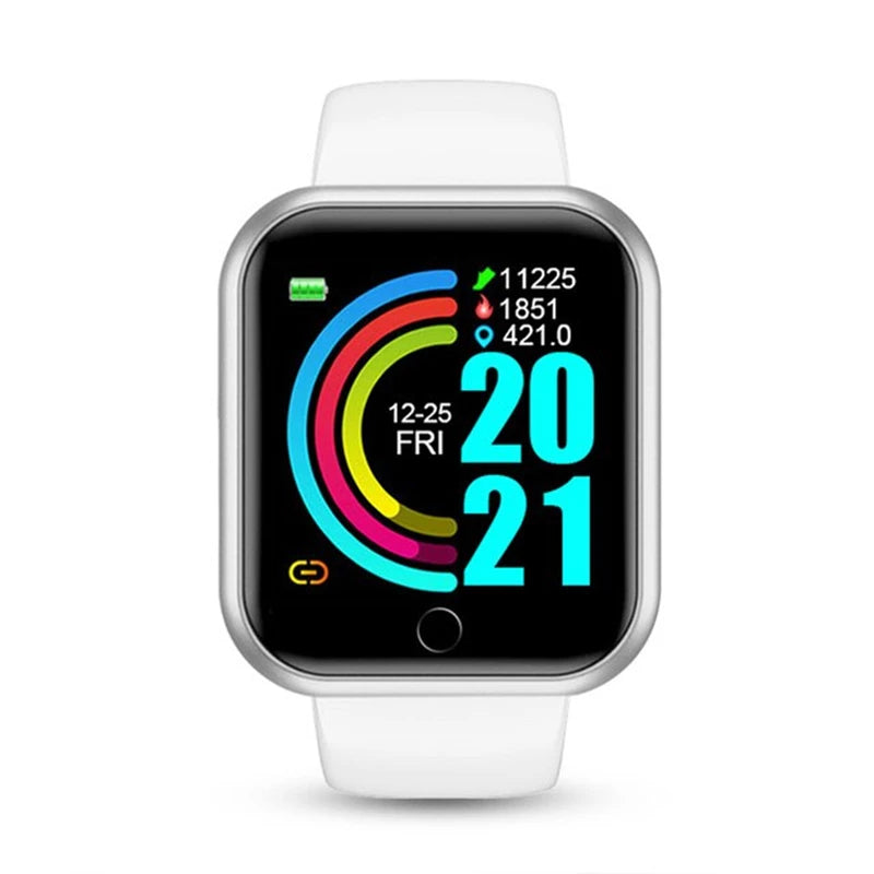 R.E.D. Shopping Sports Smartwatch with fitness tracker, sleep monitor, music control, digital display, and alarm clock functionality.