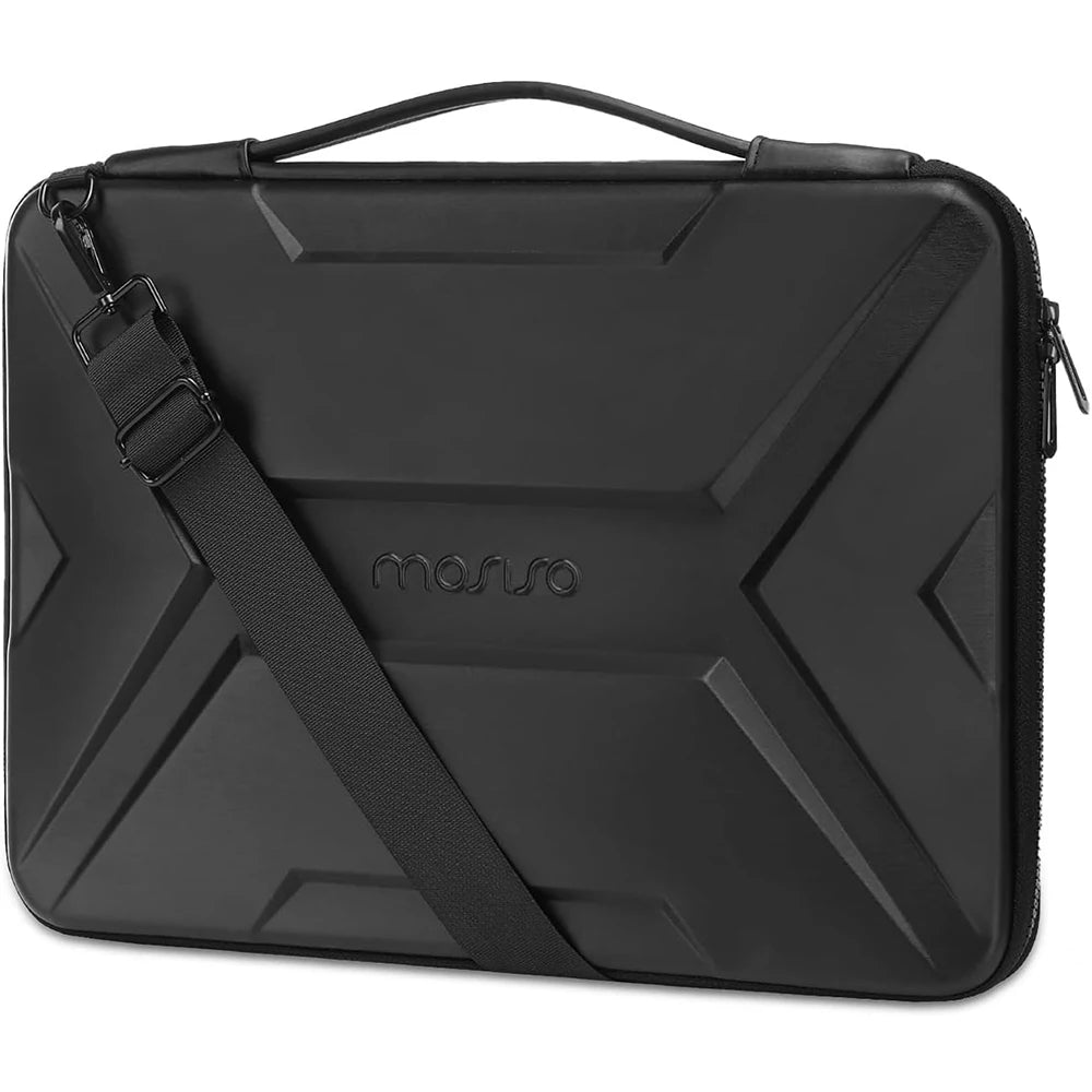MOSISO Laptop Sleeve 15"/16" – Waterproof Hard Shell Shoulder Bag for MacBook Pro, HP, Dell