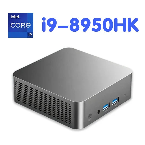 Gaming Mini PC – Intel Core i9-8950HK, 16GB RAM, 1TB SSD, WiFi 6, USB 3.0, Windows 11 Pro