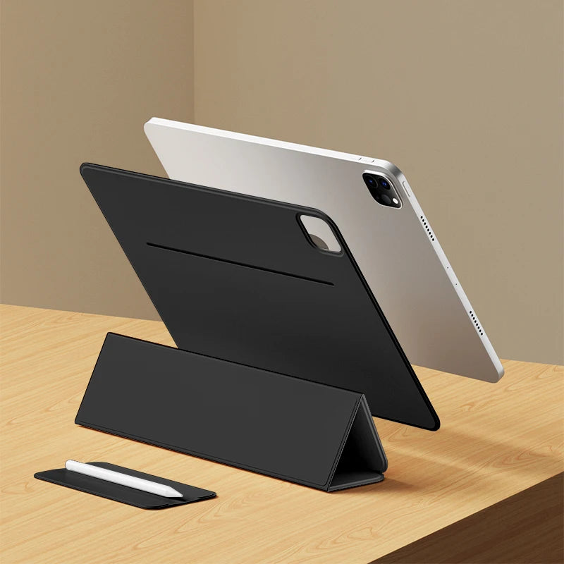 EGYAL Magnetic Smart Cover for iPad Pro 11/13, Air 11/13, iPad Pro 12.9 – Leather Folio Case