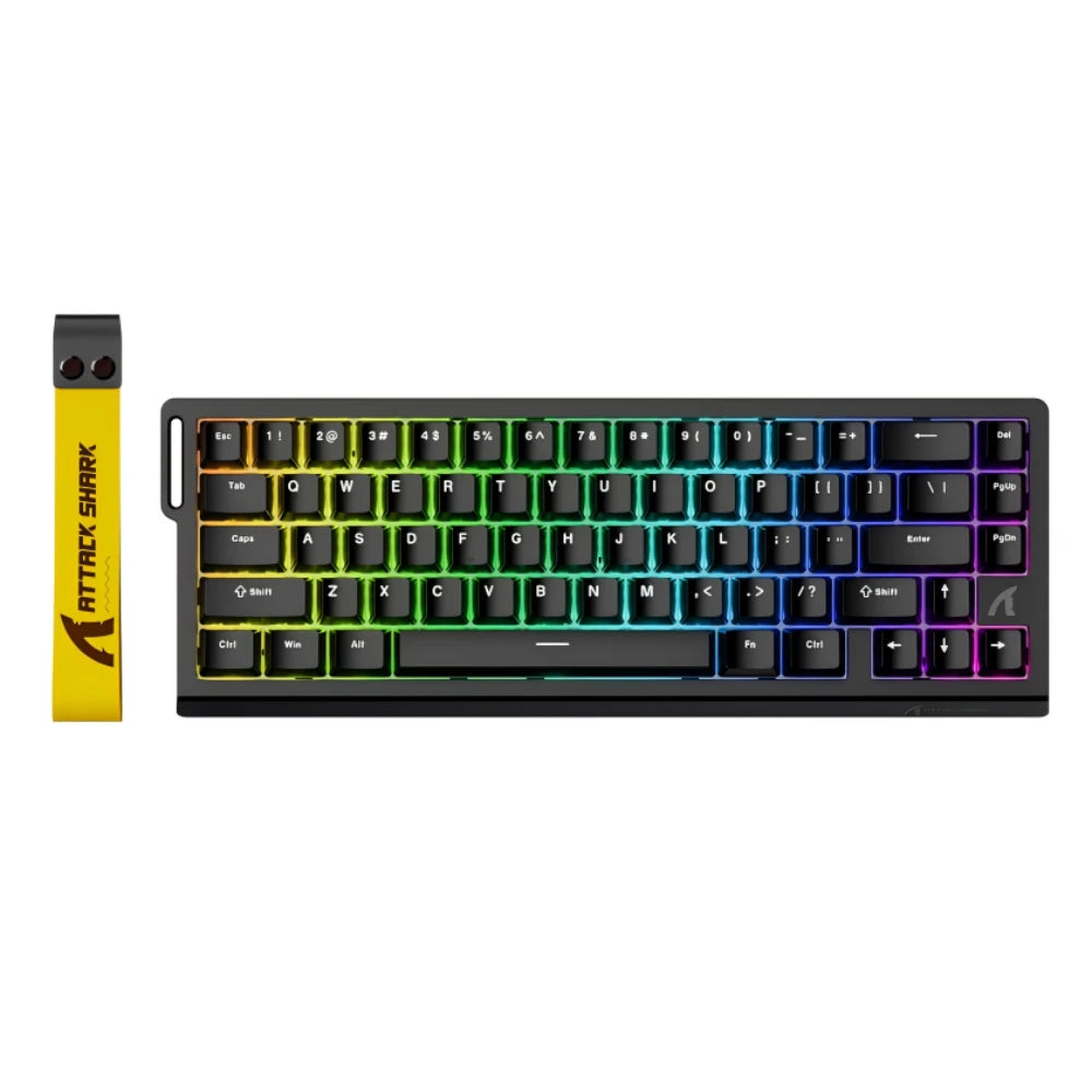 Attack Shark X68 HE Gaming Keyboard – Magnetic Hall Effect, 0.01mm Rapid Trigger, 8000Hz, 68-Key