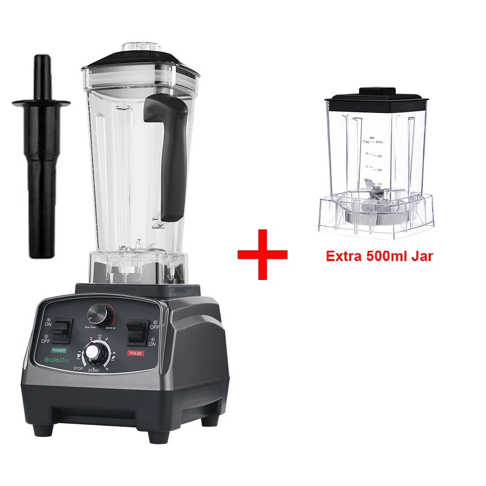 BioloMix 3HP Professional Blender BL-1800 | 2200W | 2L Jug | EU 220V