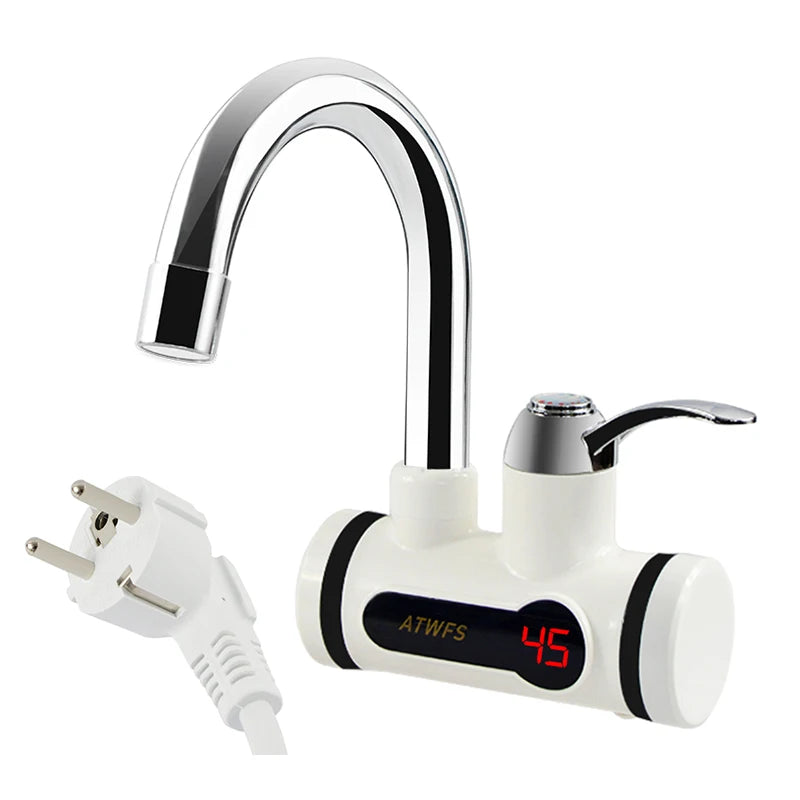 ATWFS Instant Electric Hot Water Faucet – Tankless Kitchen Tap with Digital Display
