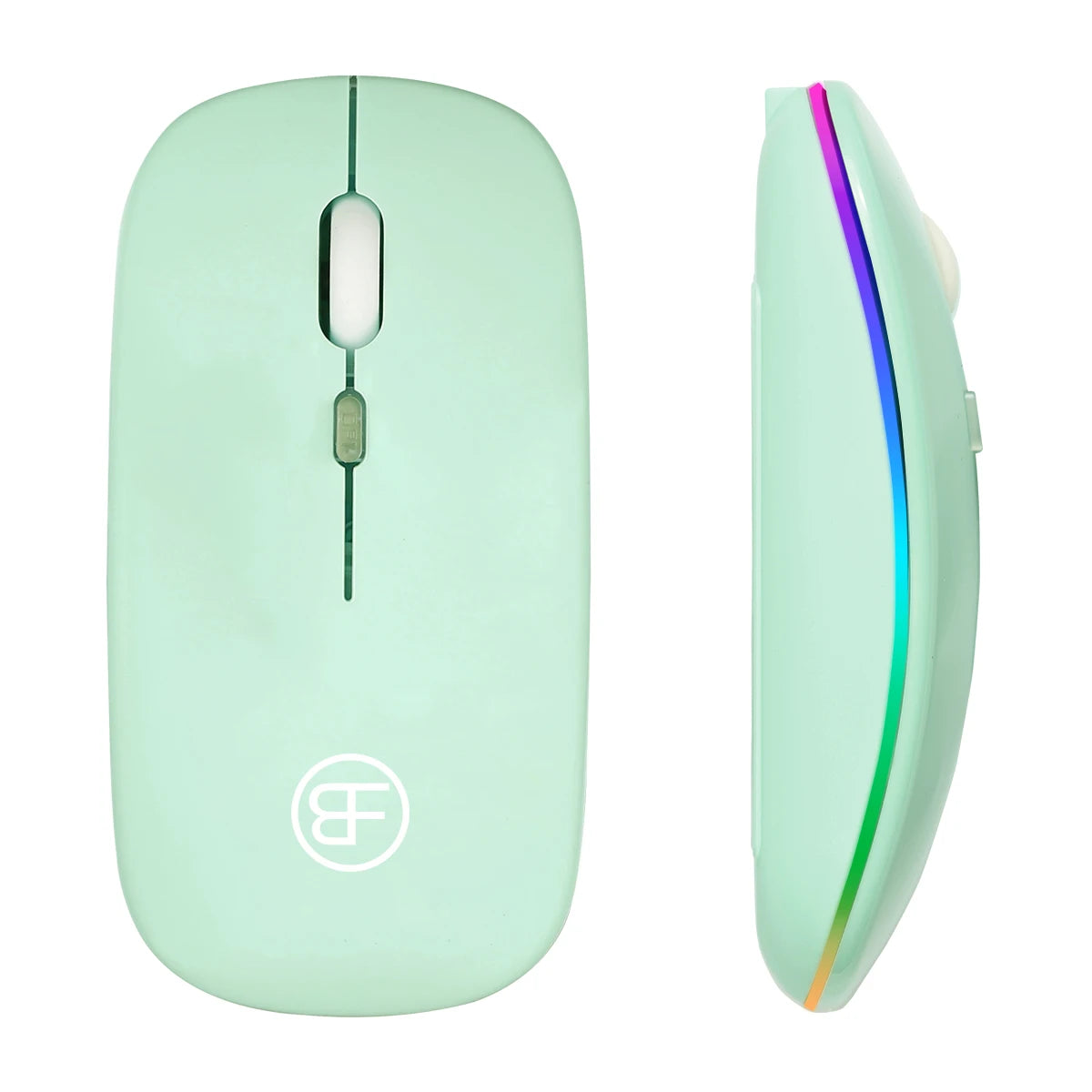 Wireless RGB Rechargeable Gaming Mouse — LED Backlit, Ergonomic, for Laptop & PC
