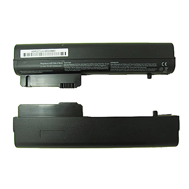 HP EliteBook 2530p 2540p 2510p Battery – HSTNN-FB22 HSTNN-DB22 HSTNN-DB65 5200mAh