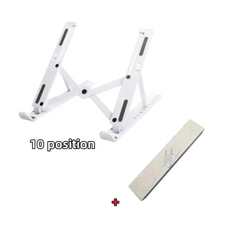 Aluminum Alloy Foldable Laptop Stand – Adjustable, Non-Slip, Portable | MacBook & Tablet Holder