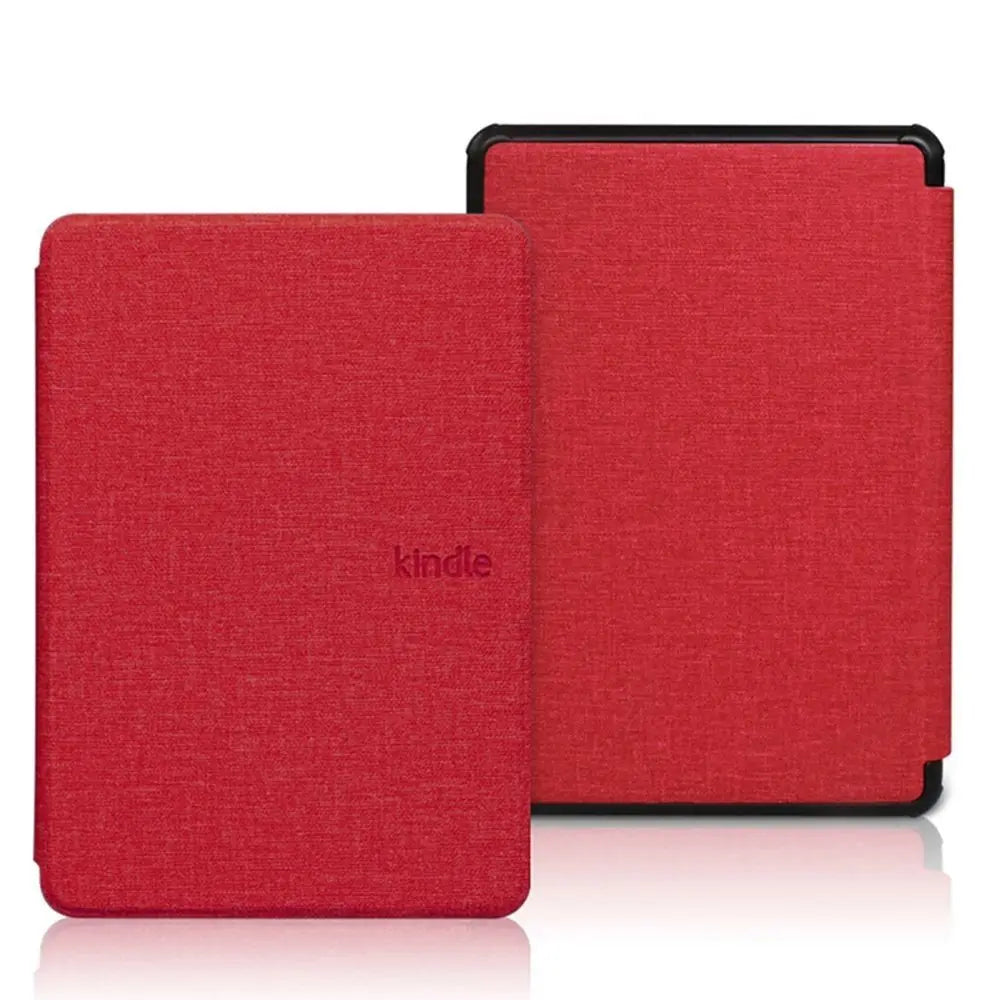 Protective shell cover for all-new Kindle 2022 11th gen with built-in light, smart case, black e-reader sleeve by R.E.D. Shopping