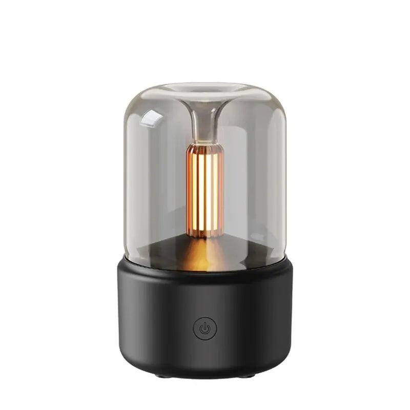 KINSCOTER USB Aroma Diffuser – Portable Air Humidifier, Essential Oil Night Light, Cold Mist Maker for Bedroom & Gift