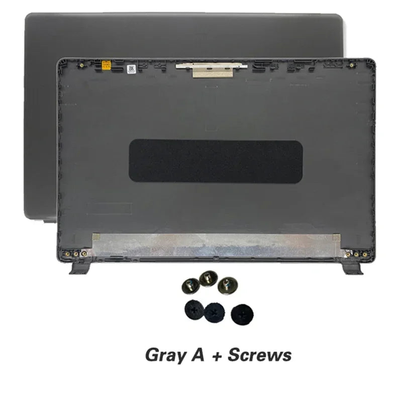 BOMP Laptop Case Parts for Acer Aspire 3 A315-42 A315-54 A315-56 EX215-52 – LCD Cover, Bezel, Hinge (Gray)
