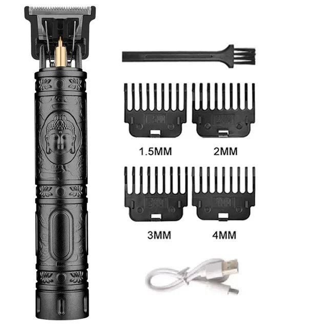 Cordless Professional Hair Clipper - USB Fast Charging, Precision Cutting