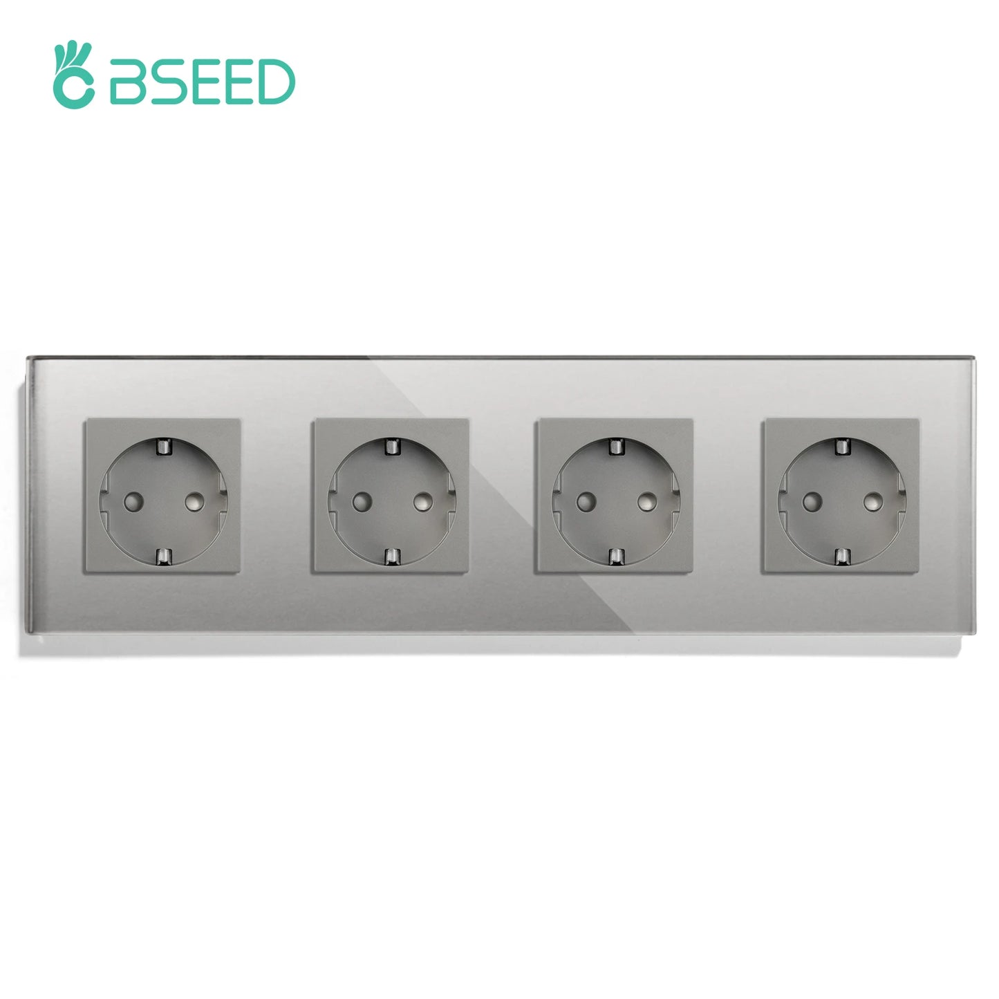 BSEED EU Wall Socket with USB-C Charging Port – Glass Panel 16A