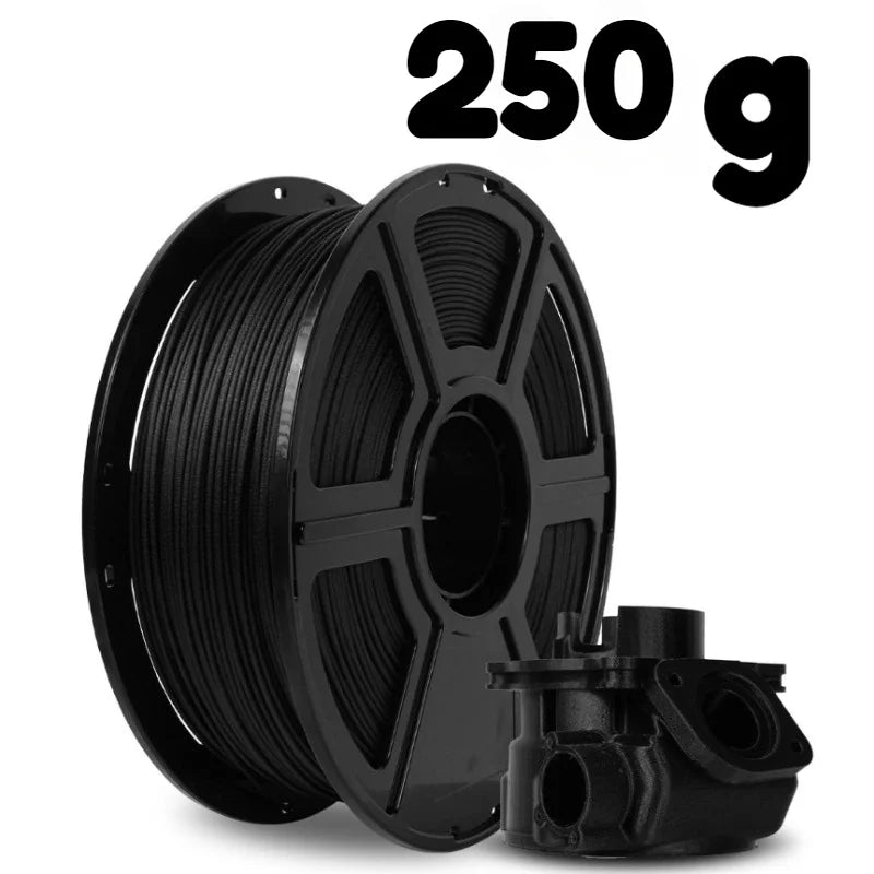 Carbon Fiber PLA Filament 1.75mm – High-Accuracy +/-0.02mm, 1KG / 250G Spool