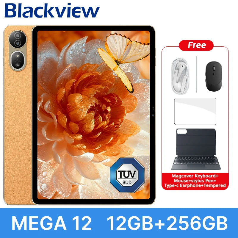 Blackview MEGA 12 Tablet 5G – 12.2" 2.4K 120Hz, Dimensity 7200, IP69K, 10000mAh