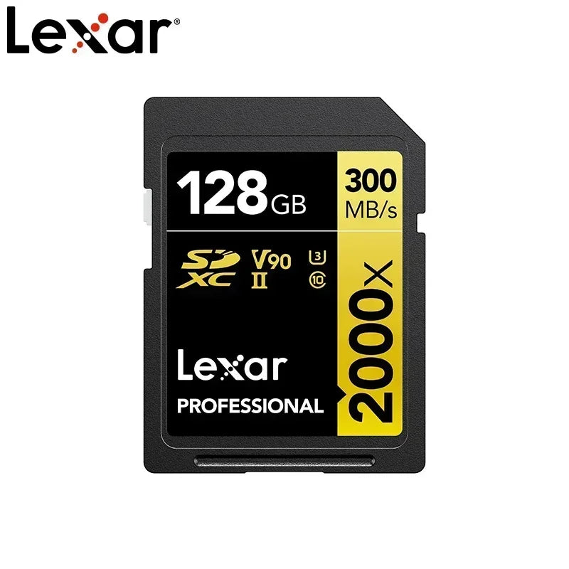 Lexar SD Card UHS-II | V60 / V90 | 4K 8K | 32GB–512GB | SDHC SDXC for Camera