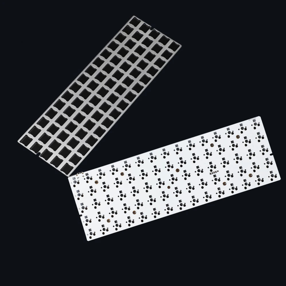 Idobao x YMDK ID75 VIA Hot-Swap PCB & Aluminum Plate Kit – 75-Key Replacement for XD75