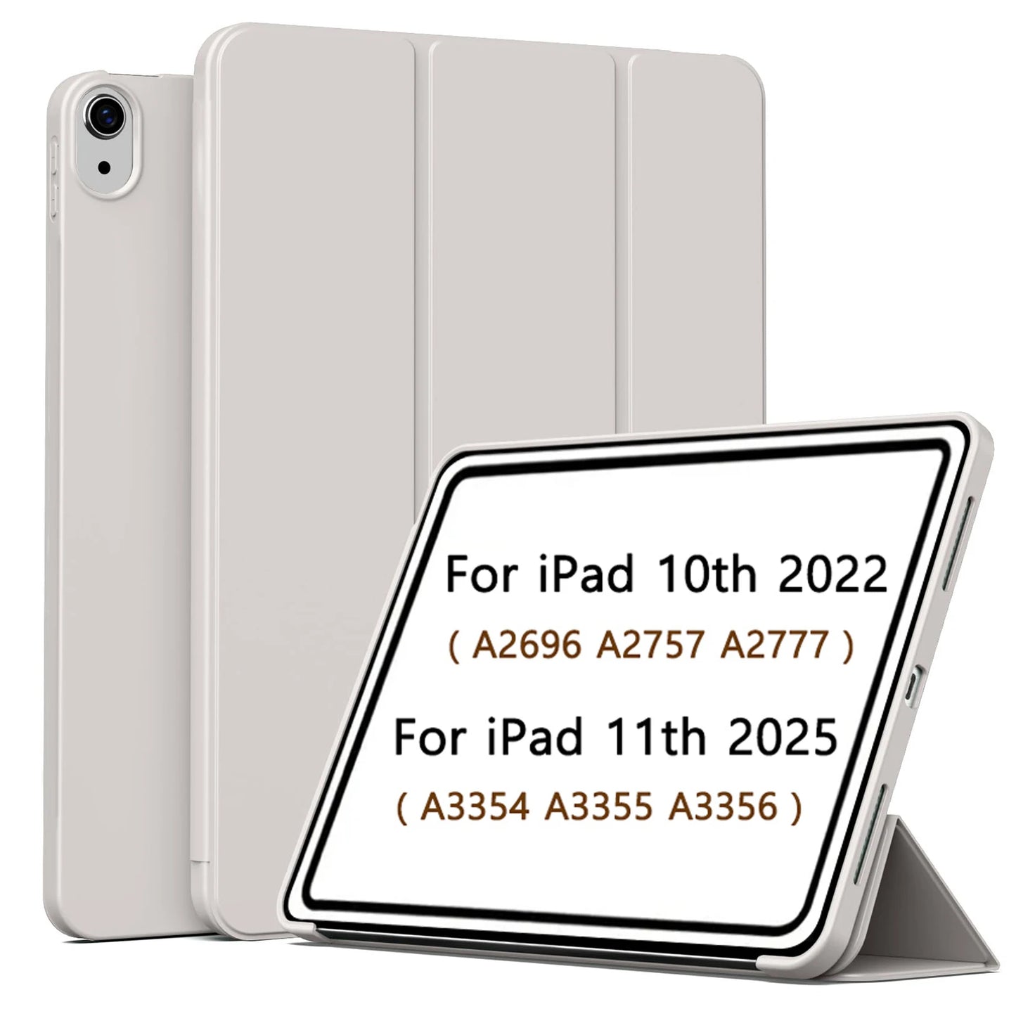 Magnetic Slim Trifold iPad Case – 11" 2025 / 10.9" 2022