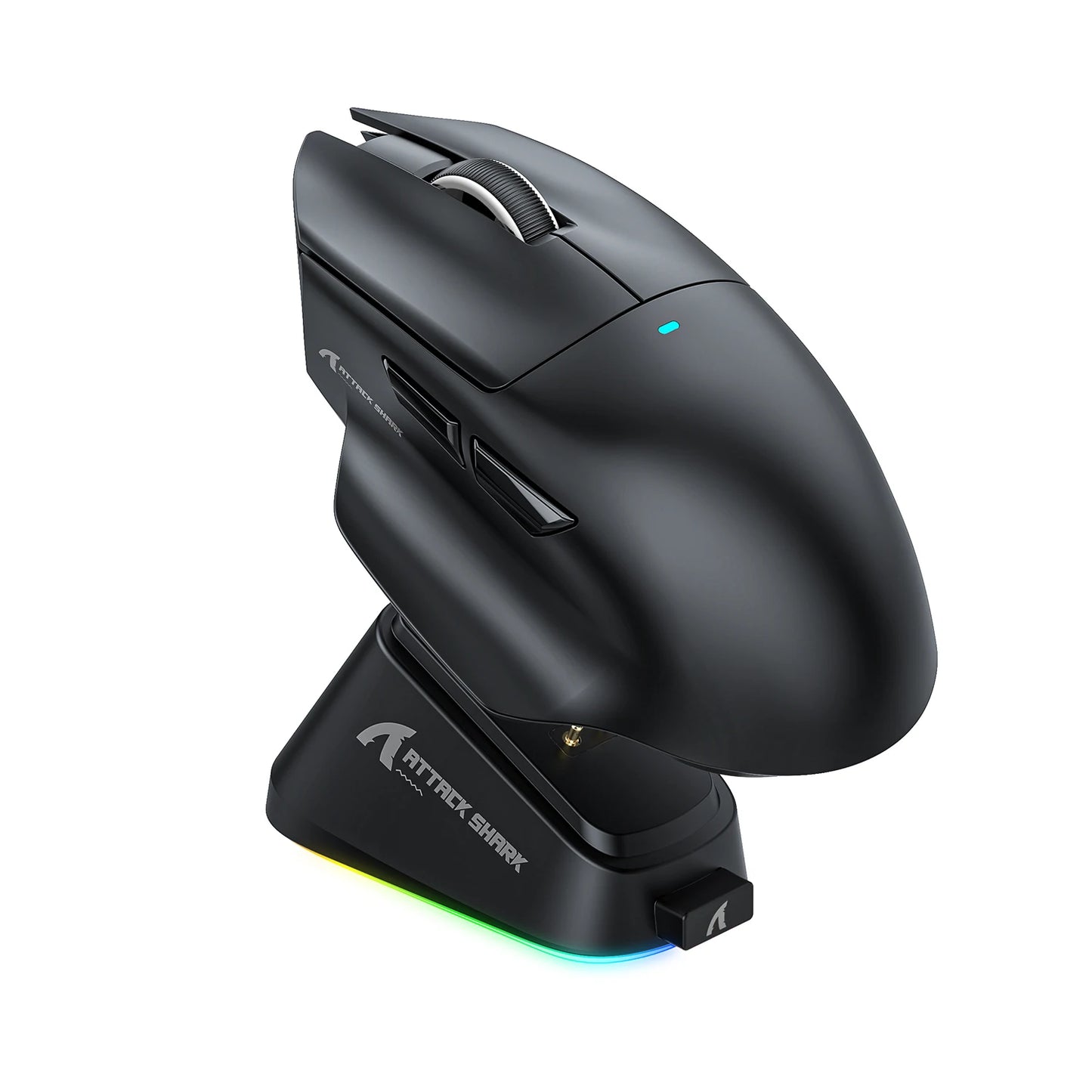 Attack Shark V6 Tri-mode Gaming Mouse – 25000 DPI, RGB, Magnetic Charging, Ergonomic