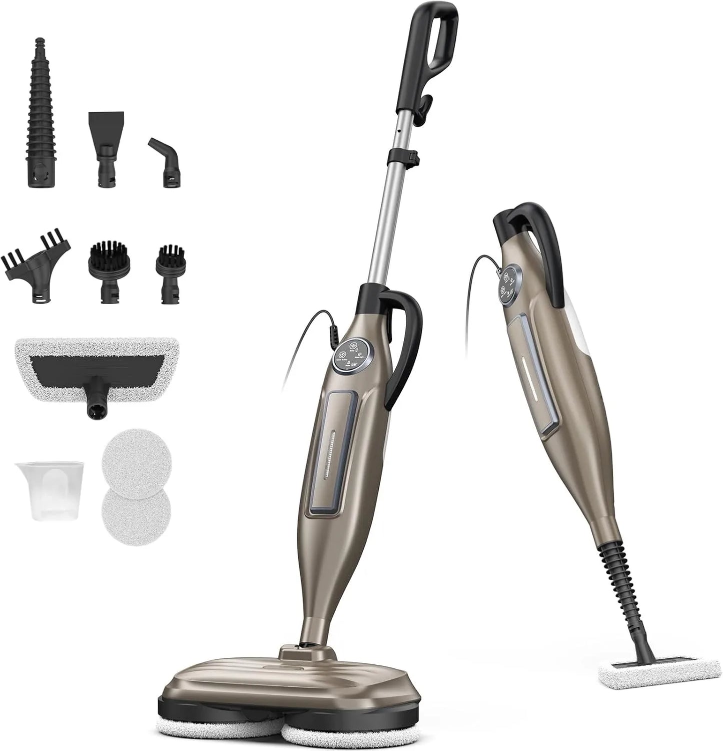 Steam Mop Cleaner 10-in-1 – Rotating Pad, 1300W, Hardwood & Laminate Floor