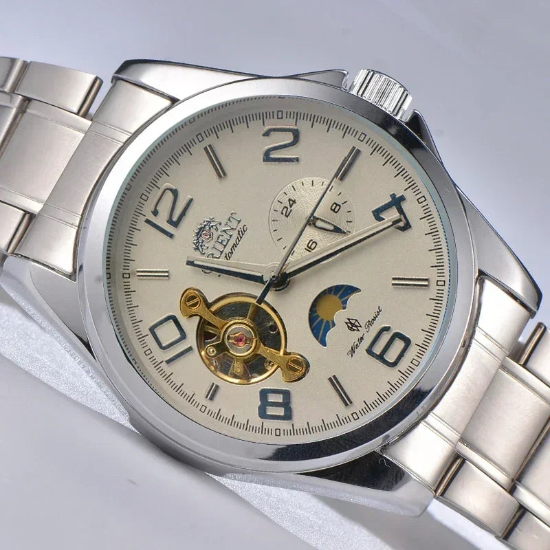 Orient Men's Automatic Mechanical Watch – Stainless Steel, Hardlex Crystal, Fashion & Casual