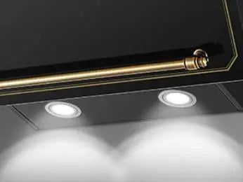 60cm Retro Wall Hood | 400m³/h Suction | A+++ | LED | Dual Filter