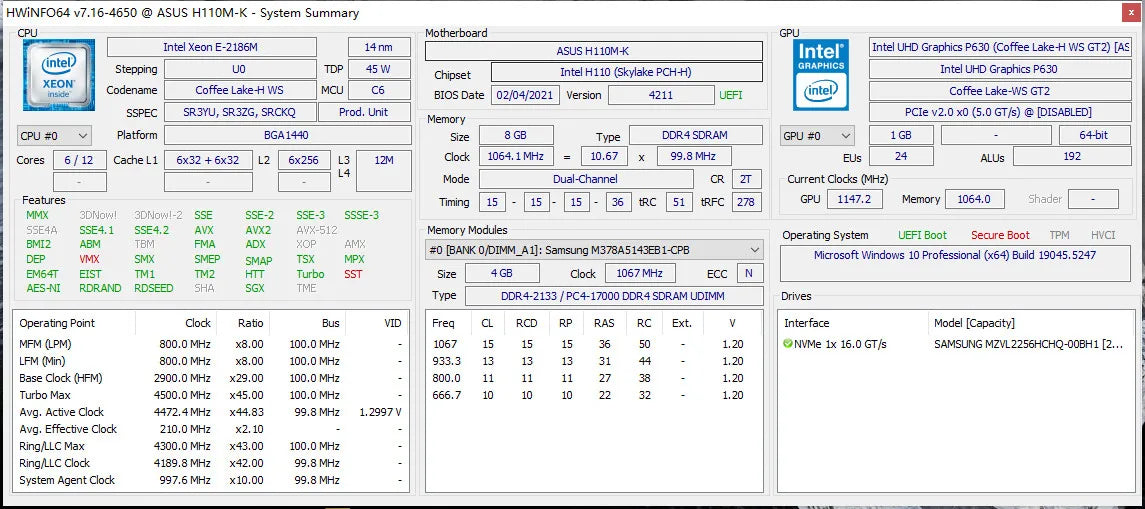 Modified Laptop CPU to LGA 1151 — Xeon E-2286M / E-2276M / E-2176M / E-2186M (QTJ0 QTJ1 QTJ2 QQLT QQLS)