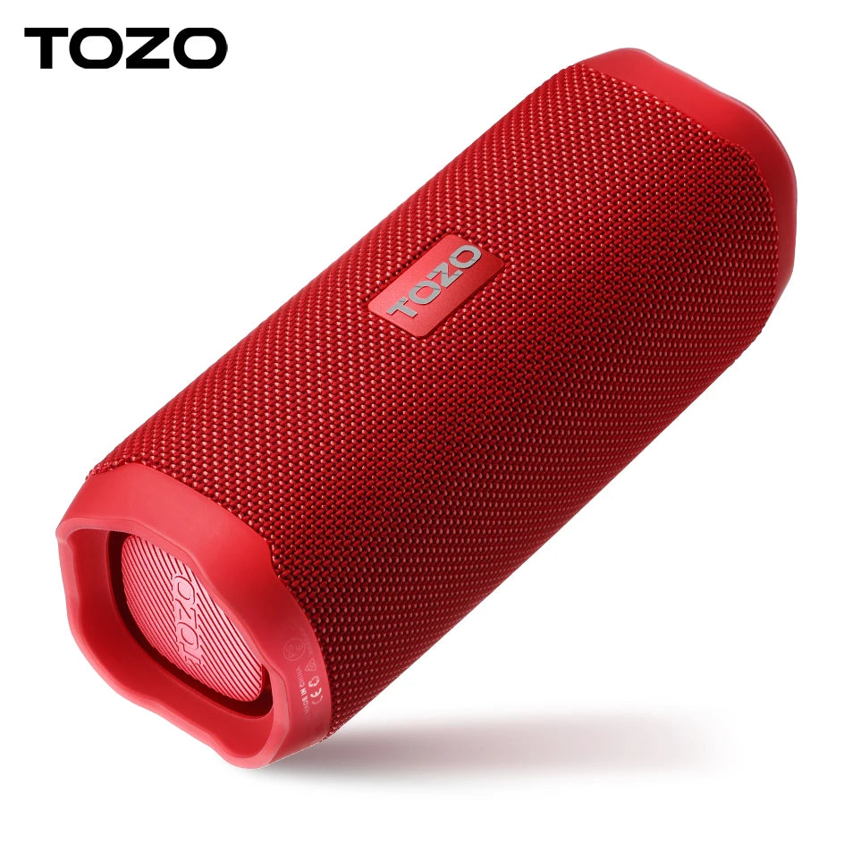 TOZO PA2 Portable Bluetooth Speaker – Deep Bass, 25H Playtime, Custom EQ App