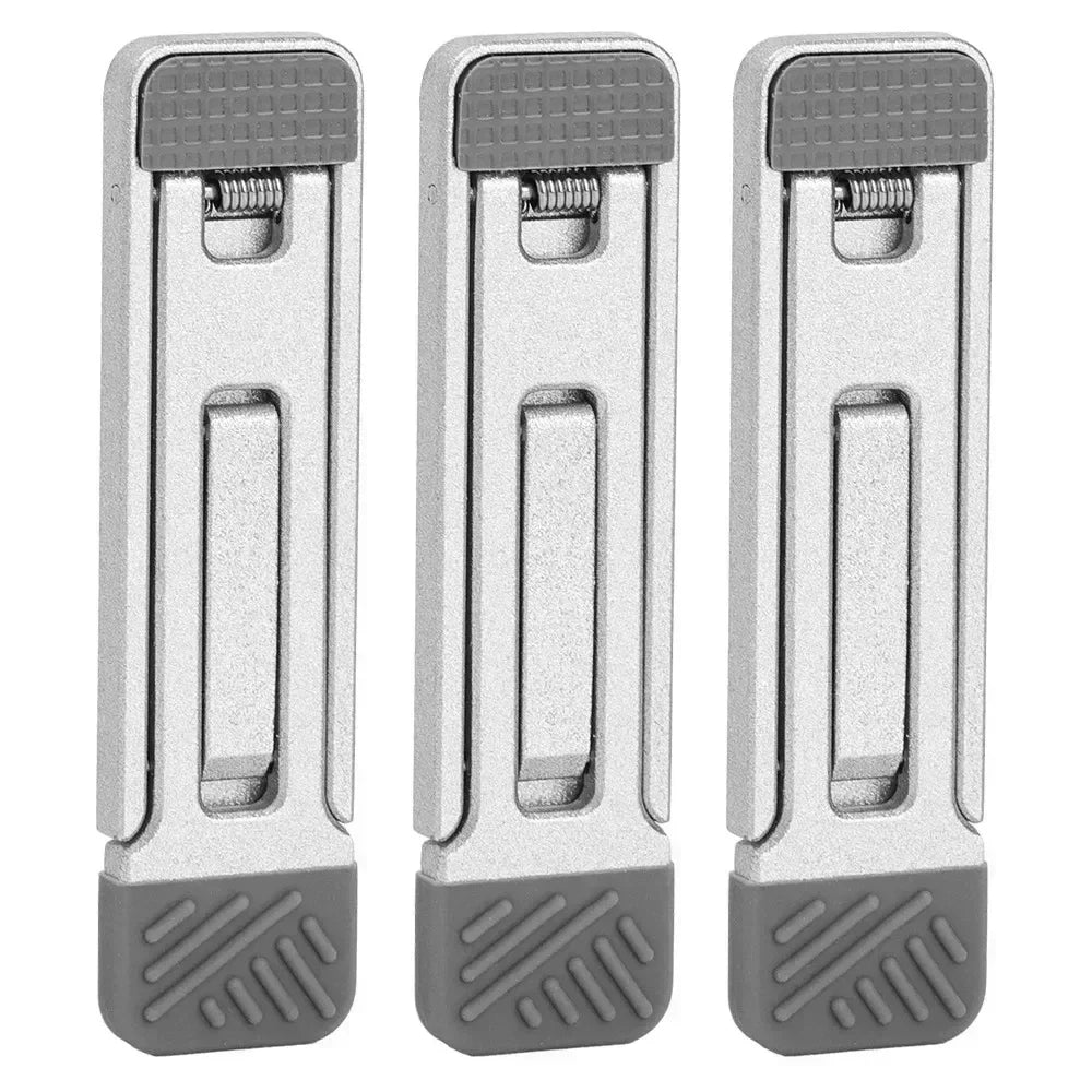 Mini Aluminum Folding Laptop Stand – 3 Height Levels, 1–4 pcs | MacBook & Phone Holder