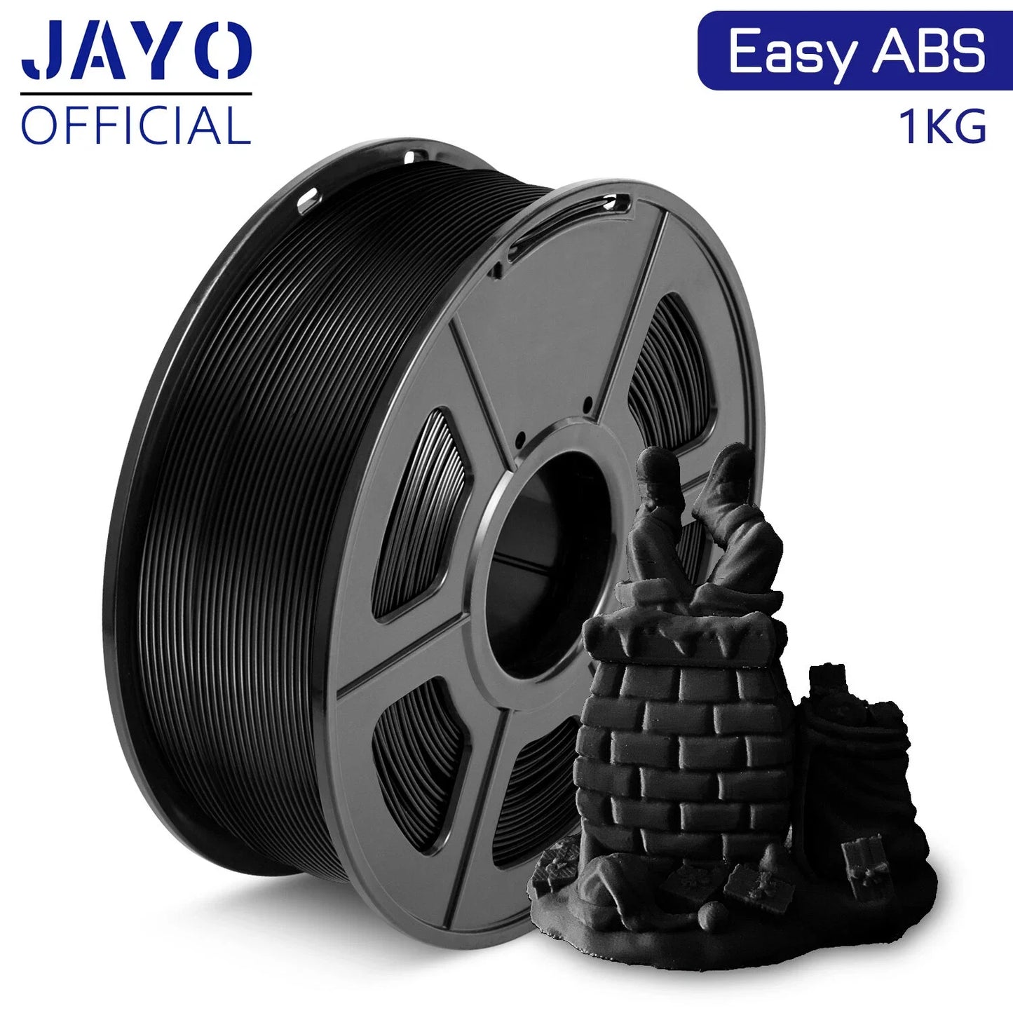 R.E.D. Shopping JAYO Easy ABS 3D printer filament 1.75mm 1kg spool, durable and tough for FDM 3D printing projects.