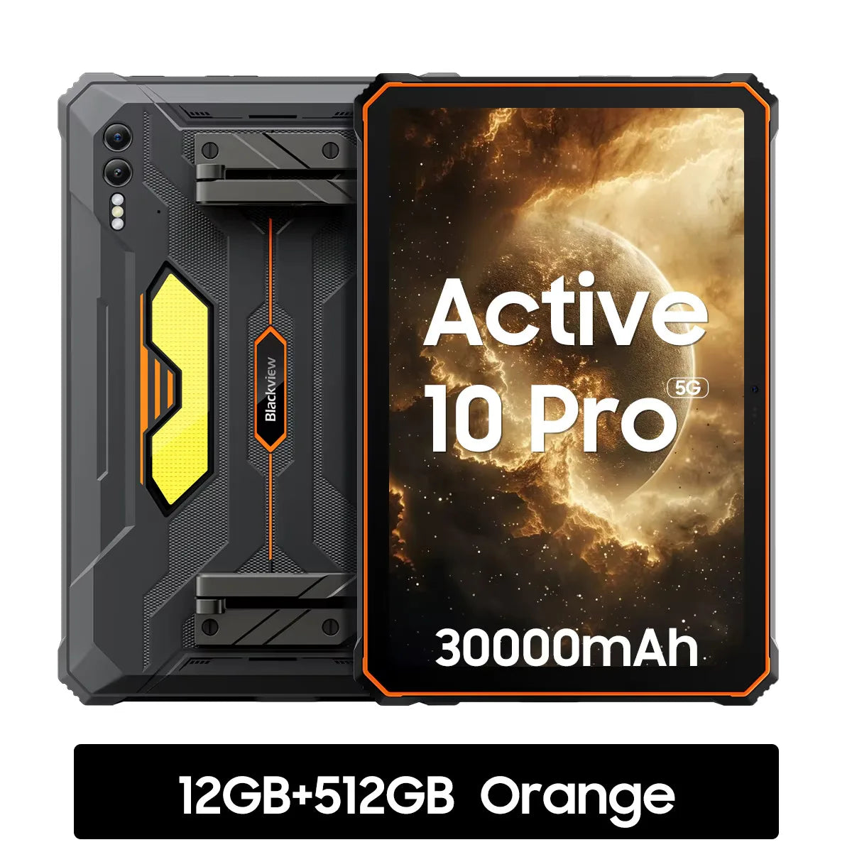 Blackview Active 10 Pro Rugged Tablet – 5G, 11" FHD+, 12GB+512GB, 30000mAh, 108MP