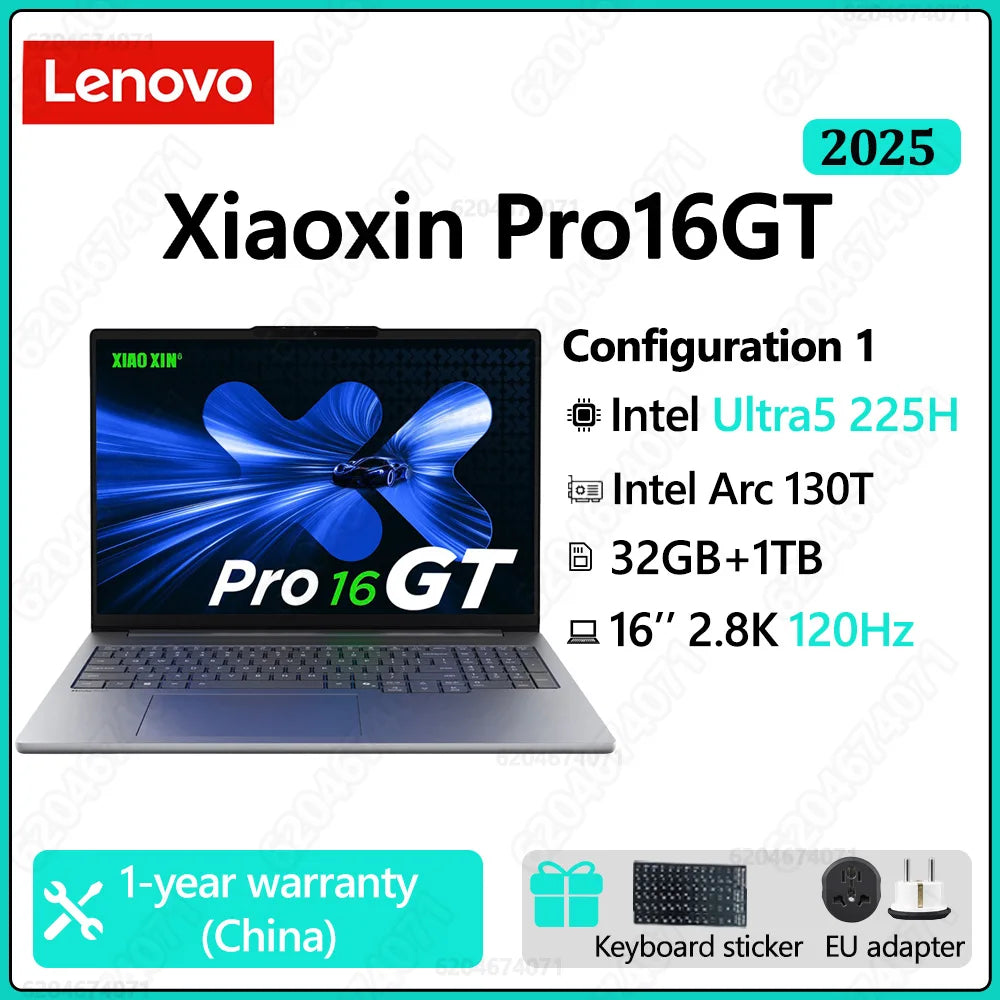 Lenovo Xiaoxin Pro16 2026 — Ryzen AI 7 H 450, 16" 2.8K 120Hz, 32GB RAM, 1TB SSD