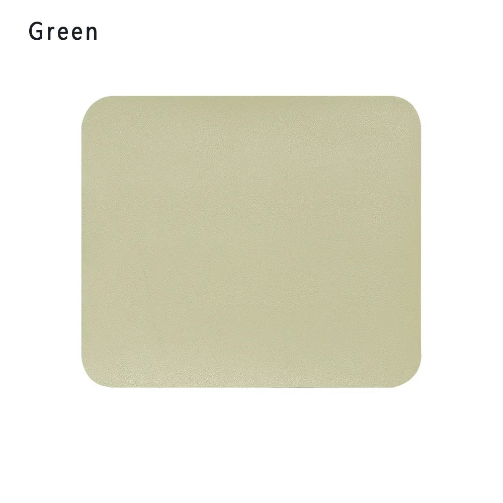 Gootrades Leather Mouse Pad – Anti-Slip, Smooth Fabric, 8 Colors (Office & Gaming)