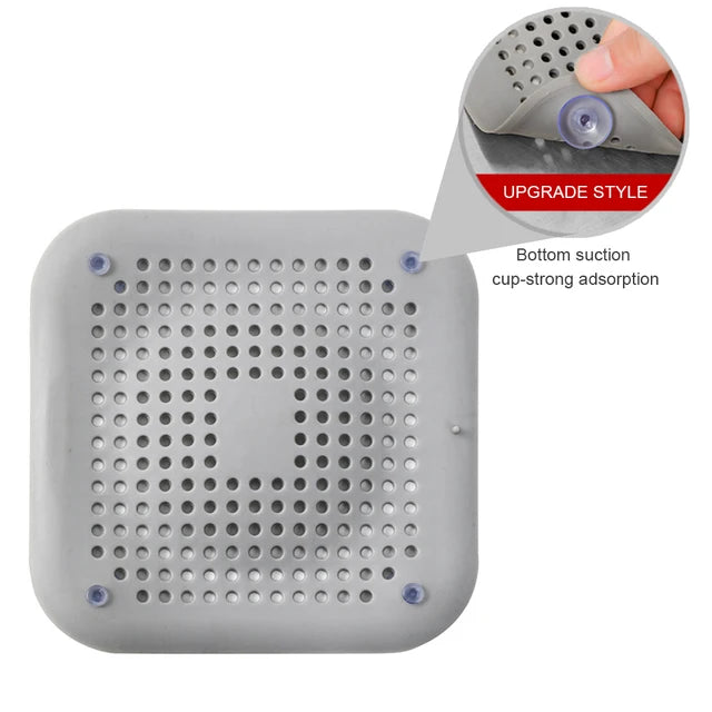 Silicone Sink & Drain Hair Catcher | Shower & Bathtub Filter Screen