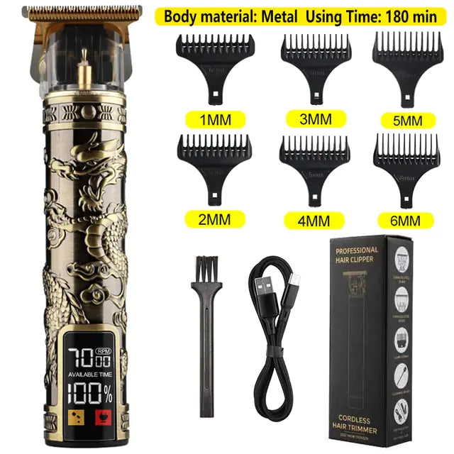 Rechargeable R.E.D. Shopping men's shaver trimmer for waterproof, precise grooming and personal care.