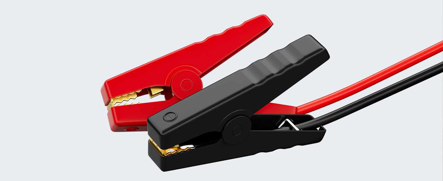 Jumper Cable Clamps with DEWALT 20V Battery Adapter – Car Jump Starter Kit
