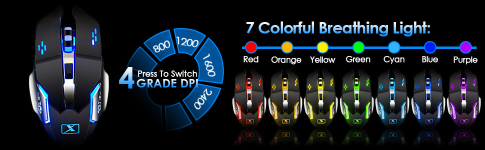 MAMBASNAKE K680 Wireless Keyboard & Mouse Set – 3800mAh, Rainbow Backlit, for PC, PS4, PS5, Xbox