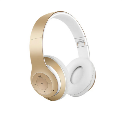Foldable R.E.D. Shopping Bluetooth gaming headset with over-ear design, wireless headphones, and SD card slot for audio playback.