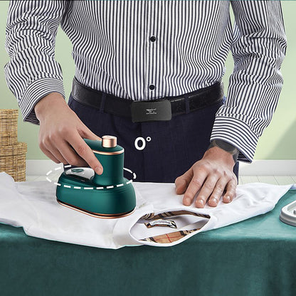 Mini Handheld Steam Iron – Travel-Ready Wet & Dry Garment Steamer
