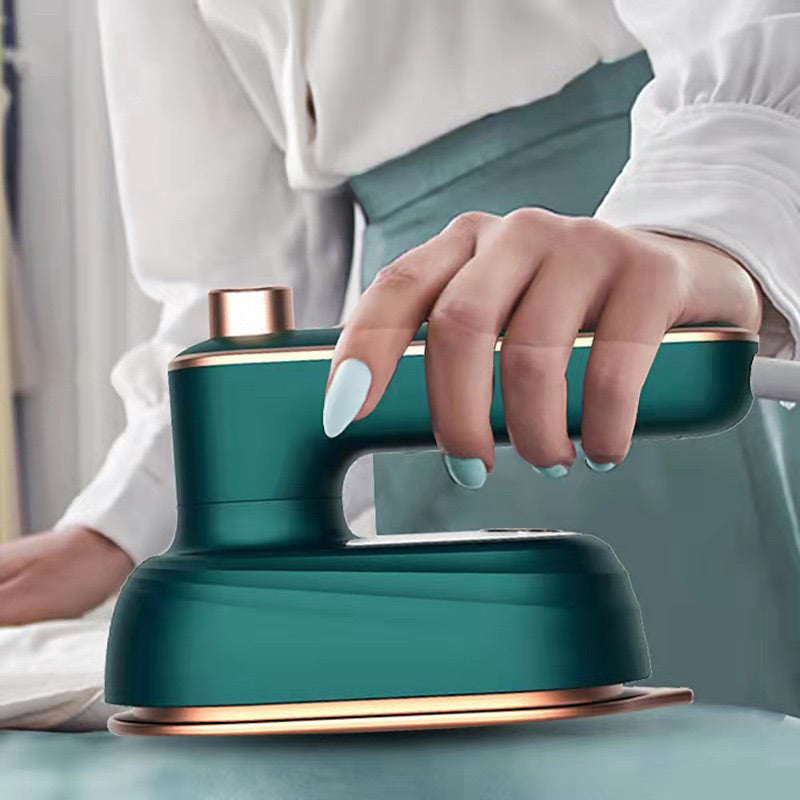 Mini Handheld Steam Iron – Travel-Ready Wet & Dry Garment Steamer