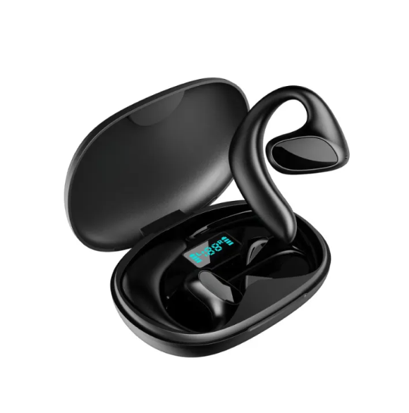 R.E.D. Shopping TransLingua Bluetooth smart translation headphones with sleek design and ear cushions for immersive audio.