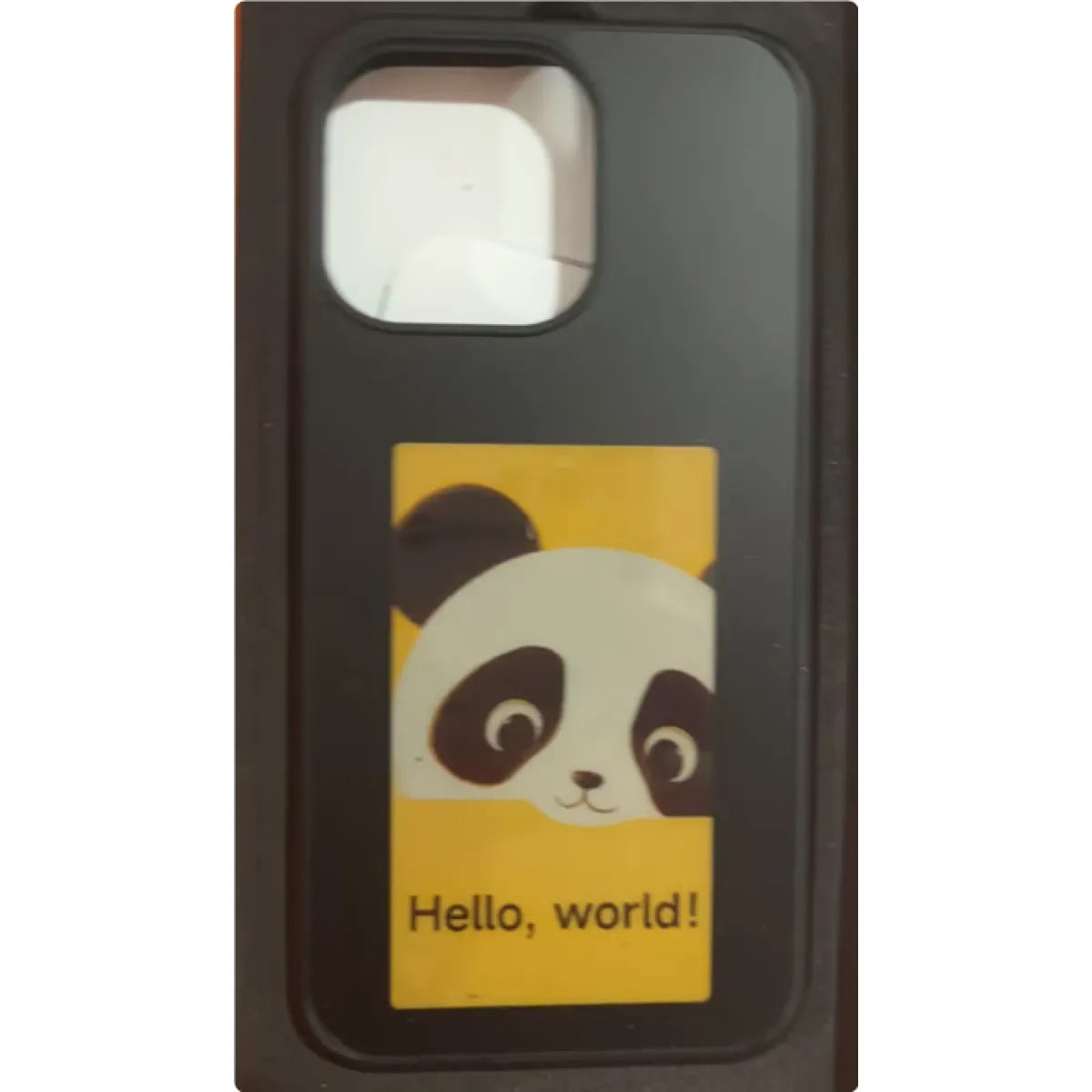 E-ink screen DIY phone case for iPhone by R.E.D. Shopping, customizable display, flexible electronics accessory for mobile phones