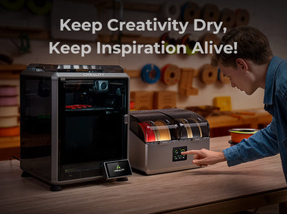 Creality Space Pi X4 Filament Dryer – Dual Chamber, Active Dehumidification