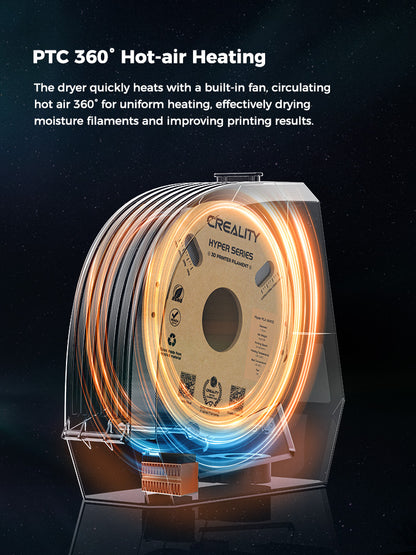 Creality Space Pi Filament Dryer Box – 45°C-70°C, 360° Hot-Air, For K1 / Ender 3 V3 SE