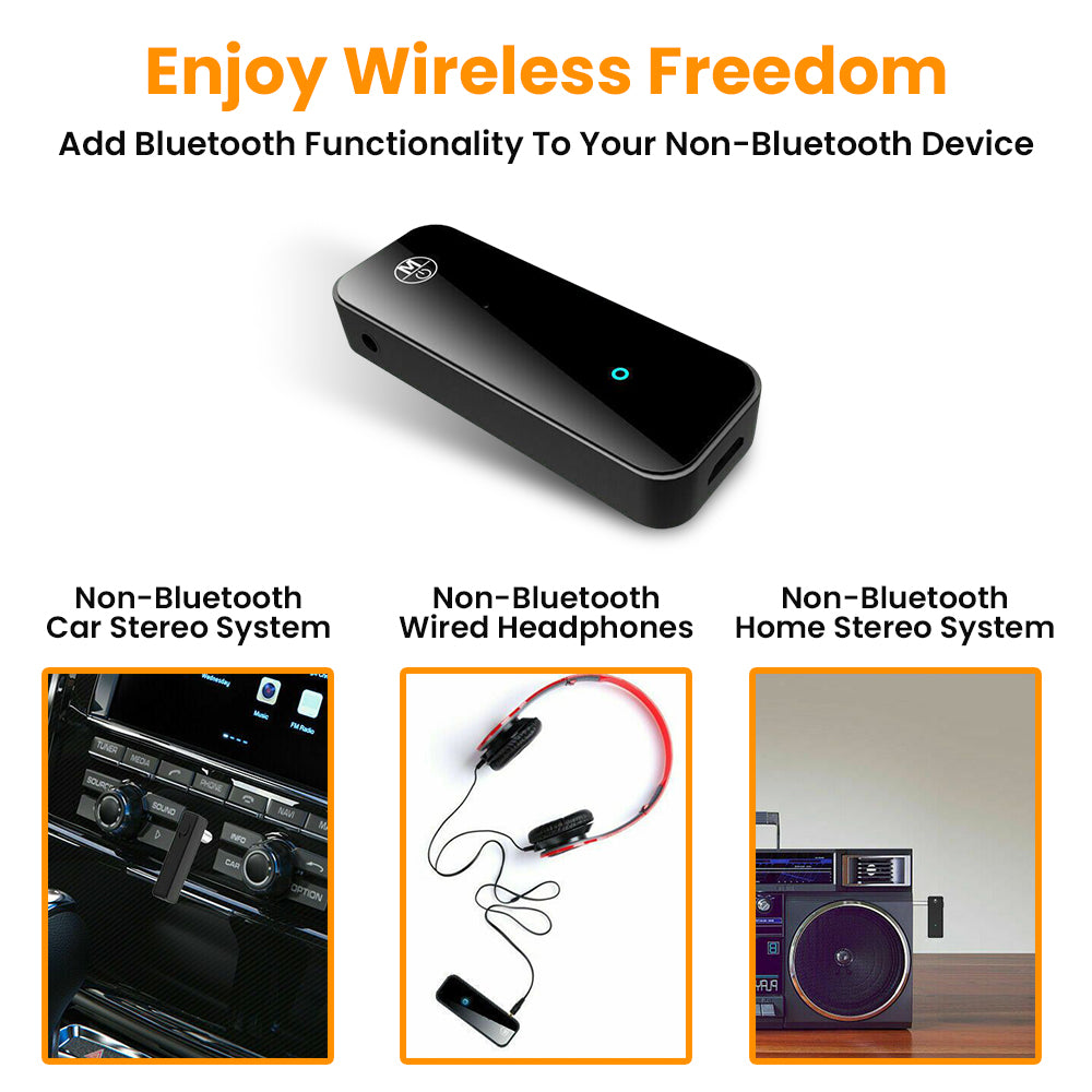 R.E.D. Shopping 2-in-1 Bluetooth 5.0 USB wireless transmitter adapter for electronics accessories.